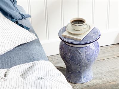 Johanna Декоративен Предмет Порцелан, Синьо Бяло, 25 X 25 X 33.5 Cm