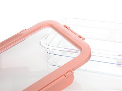 Jonah КУТИЯ ЗА СЪХРАНЕНИЕ Единичен Пластмасов 1,3 L Pink