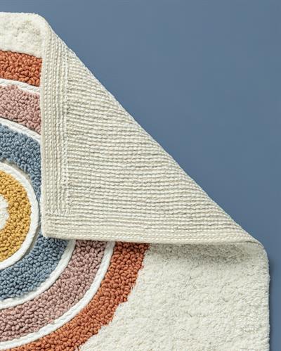 Journey Постелка За Баня Памучен, Многоцветен, 60 X 90 Cm