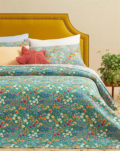 Joyous Florets Универсална Покривка За Легло Двоен Размер, Розово, 200 X 220 Cm