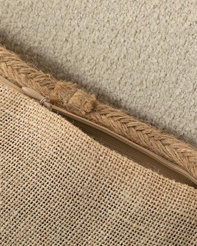Jute Mia Декоративна Калъфка За Възглавница Юта, Бежово, 45 X 45 Cm