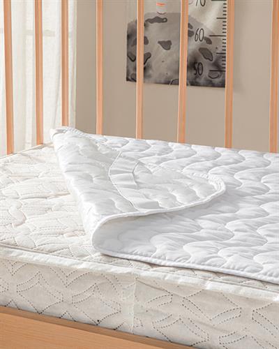 Kapitoneli Бебешки Протектор За Матрак С ластик Устойчив на влага 70x140 см Бял