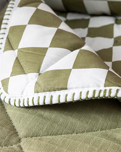 Kareli Бебешки Комплект Юрган Муселин, Памучен, Зелено, 95 X 145 Cm