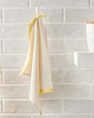 Karen Кърпа За Изсушаване Памучен, Жълто, 30 X 30 Cm