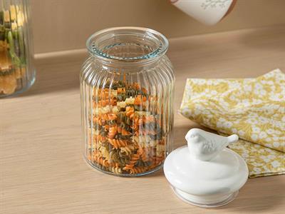 Karina Буркан За Съхранение, Стъкло, Бяло, 970 Ml