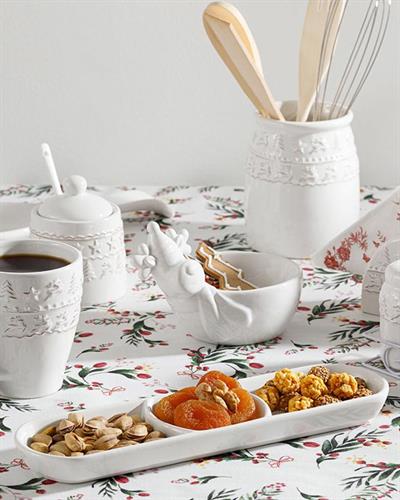 Karmen White Солница И Пиперница 2 бр. Доломит 5x5 см Ванилия.