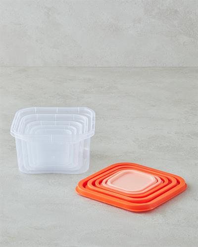 Keep Me Кутия За Съхранение 5 части Пластмаса 16 см Шарен