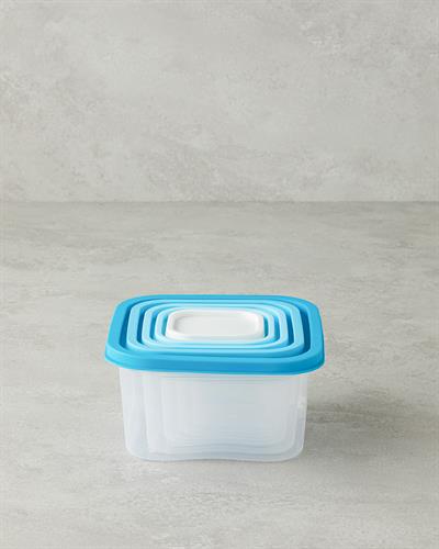 Keep Me КУТИЯ ЗА СЪХРАНЕНИЕ 5 парчета Пластмасов 16 cm Син