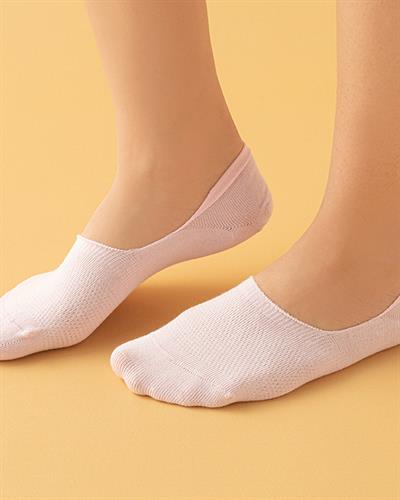 Kenzie Чорапи Бабет Дамски 3 Бр., Памучен, Екрю-Розово-Пудра, 36-40