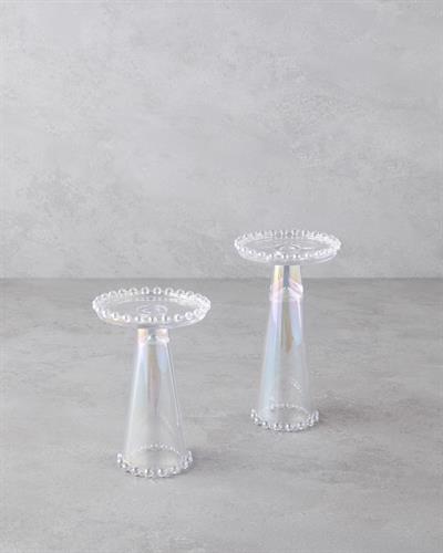 Kiara Свещник 15 см Блясък ирис