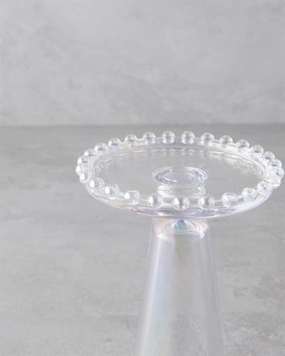 Kiara Свещник 15 см Блясък ирис