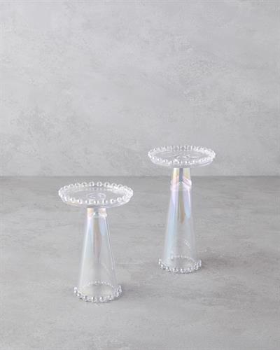 Kiara Свещник 18 см Блясък ирис