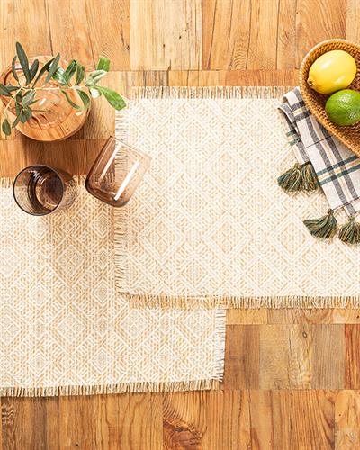 Kirby Американзки Сервиз 2Бр., Полипропилен, Бежово, 33 X 45