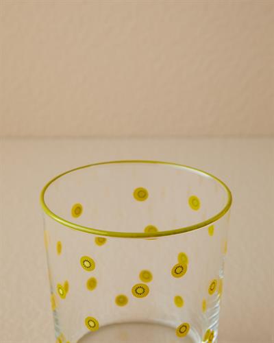 Kiwi Чаша 3 бр. Стъкло 380 мл Зелен