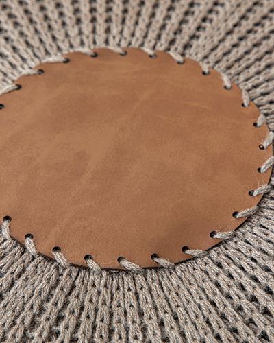 Knit Splay Табуретка 37x 50 см Brown