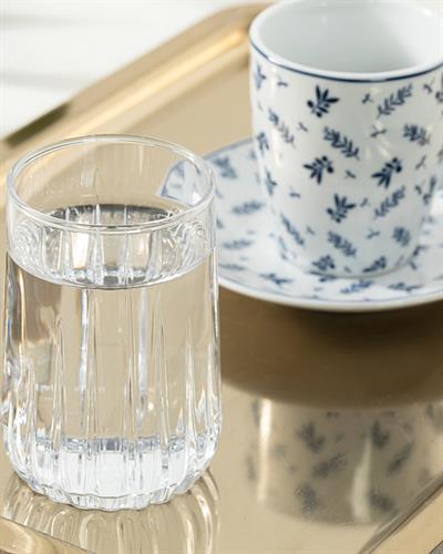 Koza Водна Чаша За Сервиране С Кафе 6 Бр., Стъкло, Прозрачен, 135 Ml