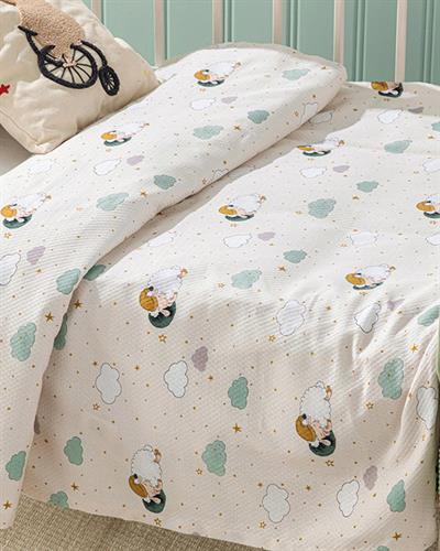 Kuzu Бебешка Покривка Памучен, Бежово, 100 X 150 Cm