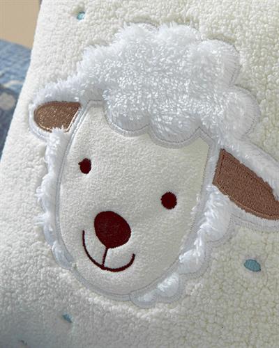 Kuzu Бебешки Декоративна Възглавница Унисекс, Полиестер, Екру, 30 X 30 Cm