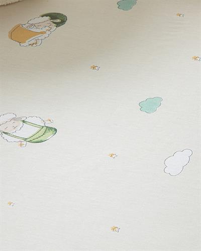 Kuzu Бебешки Чаршаф С Ластик 70x140 см Екрю