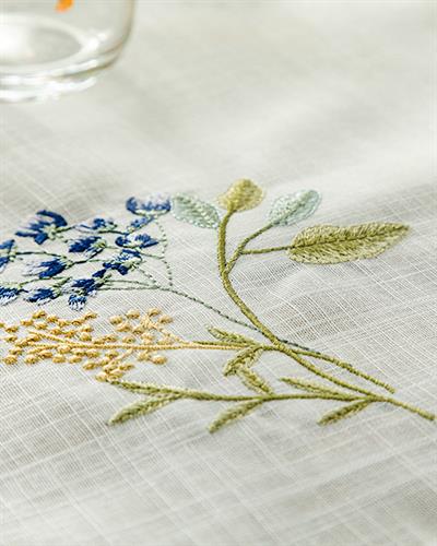 La Belleza Американзки Сервиз 2Бр., Полиестер, Бяло, 30 X 50 Cm