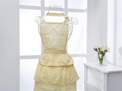 Lace 1 КУХНЕНСКА ПРЕСТИЛКА С дантела 60x80 cm Yellow.