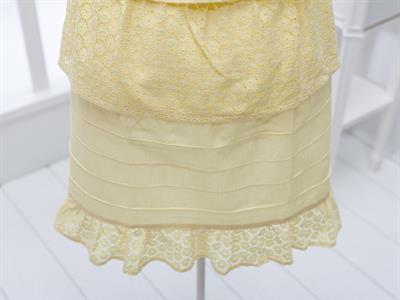 Lace 1 КУХНЕНСКА ПРЕСТИЛКА С дантела 60x80 cm Yellow.