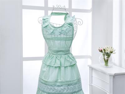 Lace 2 КУХНЕНСКА ПРЕСТИЛКА С дантела Green