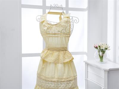 Lace 2 КУХНЕНСКА ПРЕСТИЛКА С дантела Yellow.