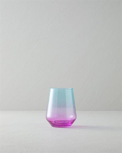 Lacy Чаша 3 бр. Стъкло 425 мл Син