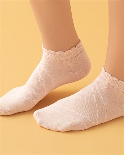 Lara Чорапи Дамски 2 Бр., Памучен Полиестер, Розово-Сиво, 36-40