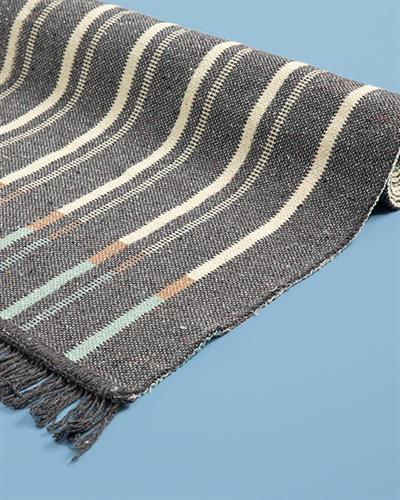 Lara Luxe Килим Тъкан, Крем-Антрацит, 60 X 100 Cm