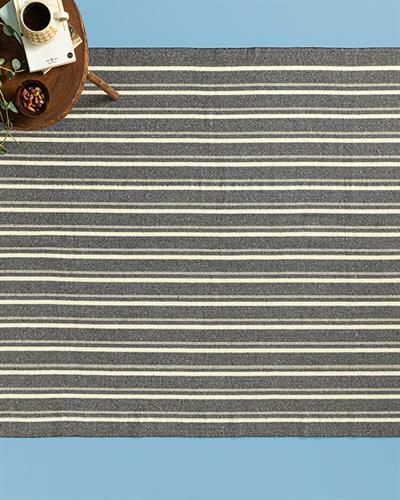 Lara Luxe Килим Тъкан, Крем-Антрацит, 60 X 100 Cm