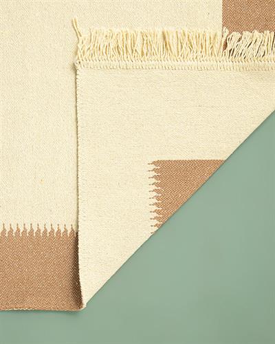 Lara Purl Килим Тъкан, Кремово-Бежово, 60 X 100 Cm