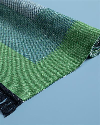 Lara Rumi Килим Тъкан, Зелено-Синьо, 120 X 180 Cm