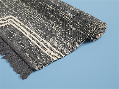 Lara Teby Weaved Rug 160x230 cm Cream - Black