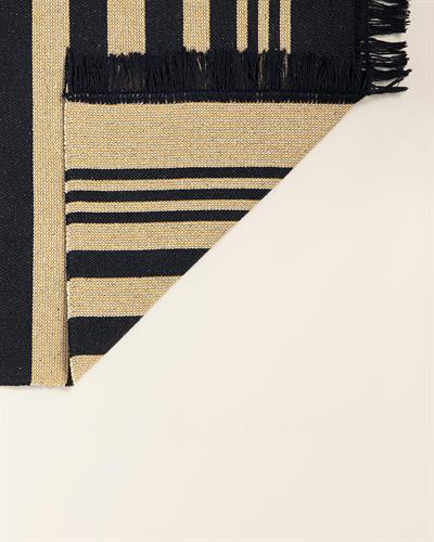 Lara Tiar Килим Тъкан, Морско Синьо - Кремаво, 120 X 180 Cm