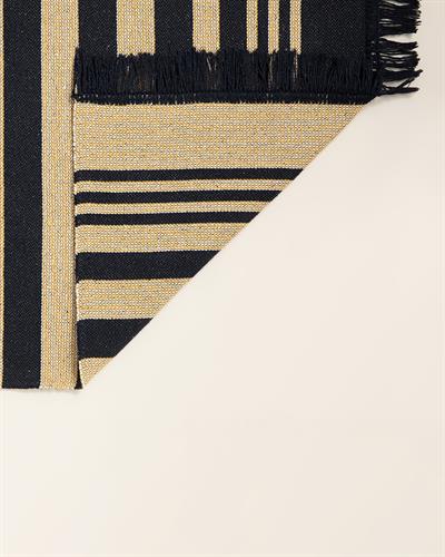 Lara Tiar Килим Тъкан, Морско Синьо - Кремаво, 160 X 230 Cm