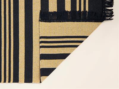 Lara Tiar Килим Тъкан, Морско Синьо - Кремаво, 60 X 100 Cm