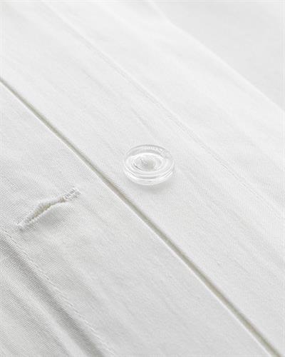 Laris Спално Бельо Компле Двоен Размер, Памучен Сатен, Бяло, 200 X 220 Cm