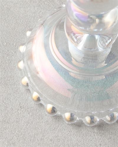 Larisa Свещник 8 cm Блясък ирис