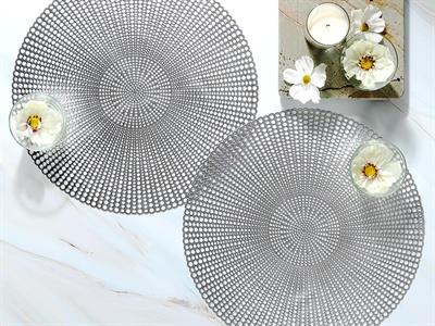 Lavien АМЕРИКАНЗКИ СЕРВИЗ 2 комплекта ПВЦ 40x40 cm Gray