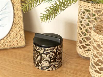 Leaf Scented Candle 260 G Black