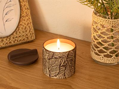 Leaf Scented Candle 260 G Brown