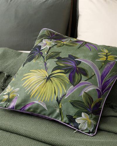 Leaf Декоративна Възглавница 45x45 см Зелен