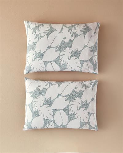 Leaf Jungle Калъфка За Възглавница 2 бр. Памучен 50x70 см Цикламен