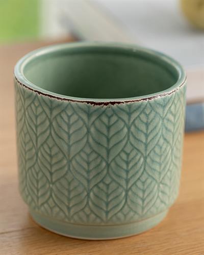 Leafy Саксия 13.4x13.4x12 см Зелен