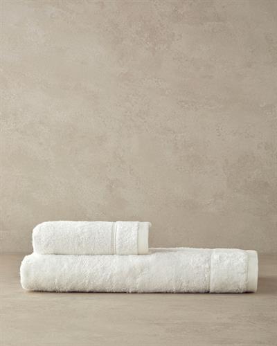 Leafy Кърпа За Ръце Бамбук 30x50 см Екрю