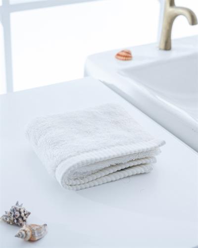 Leafy Кърпа За Ръце Бамбук 30x50 см Кремав