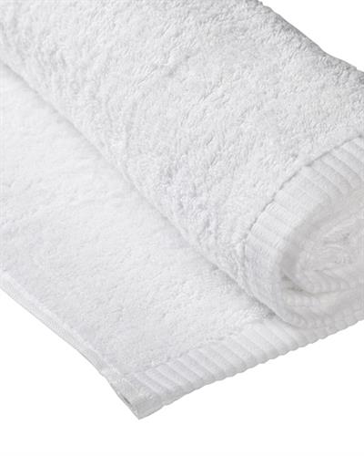 Leafy Хавлия За Лице Бамбук, Бяло, 50 X 90 Cm