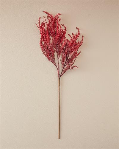 Leafy Изкуствено Цвете Един Стрък 78 см Бордо